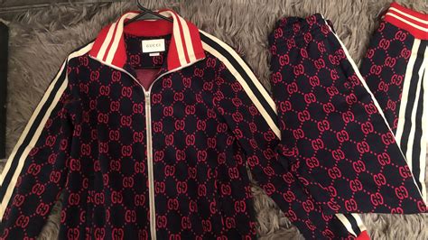 gucci jacquard tracksuit fake